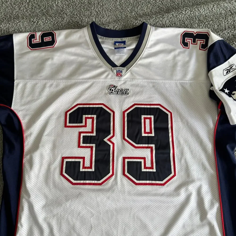 Vintage 100% Authentic Reebok Laurence Maroney NFL New England Patriot Jersey 54